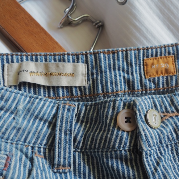 Anthropologie Denim - Pilcro and Letterpress Stet Railroad Stripe Jeans